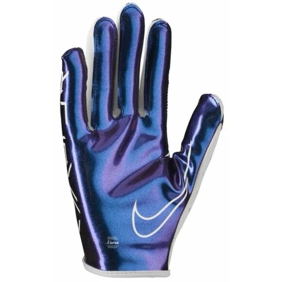 Nike Vapor Jet 7.0 Football Gloves White Purple Size Large NWT - Picture 3 of 6